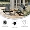 Flash Furniture Charlestown Adirondack Chair, Grey Wood, Gray Seat, Wood Back, 29.5 W 35 H JJ-C14501-LTG-GG - alternate 3